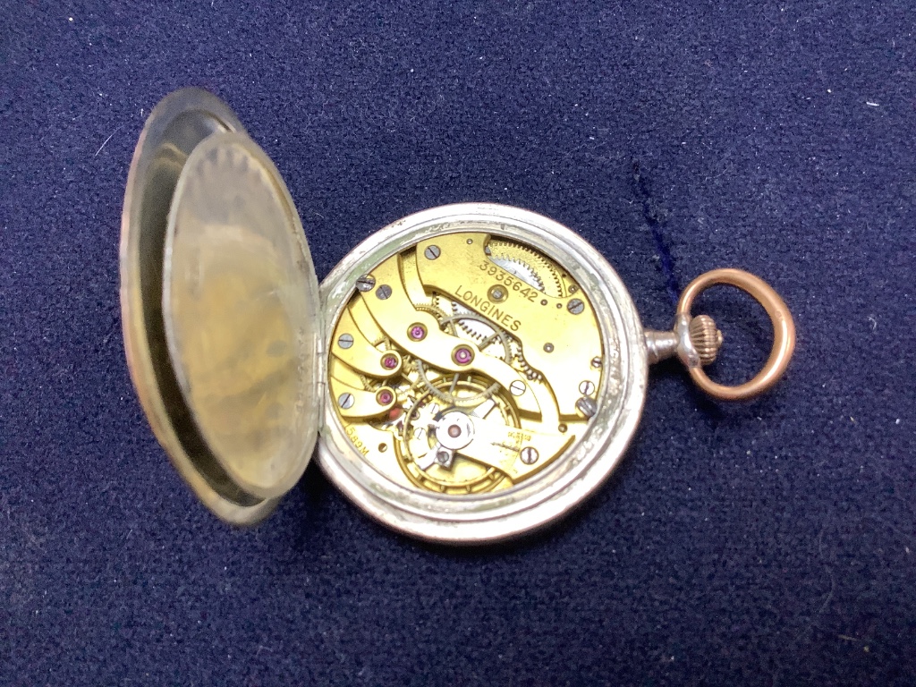 A collection of seventeen assorted, mainly lady’s white and base metal pocket watches, including Zenith.